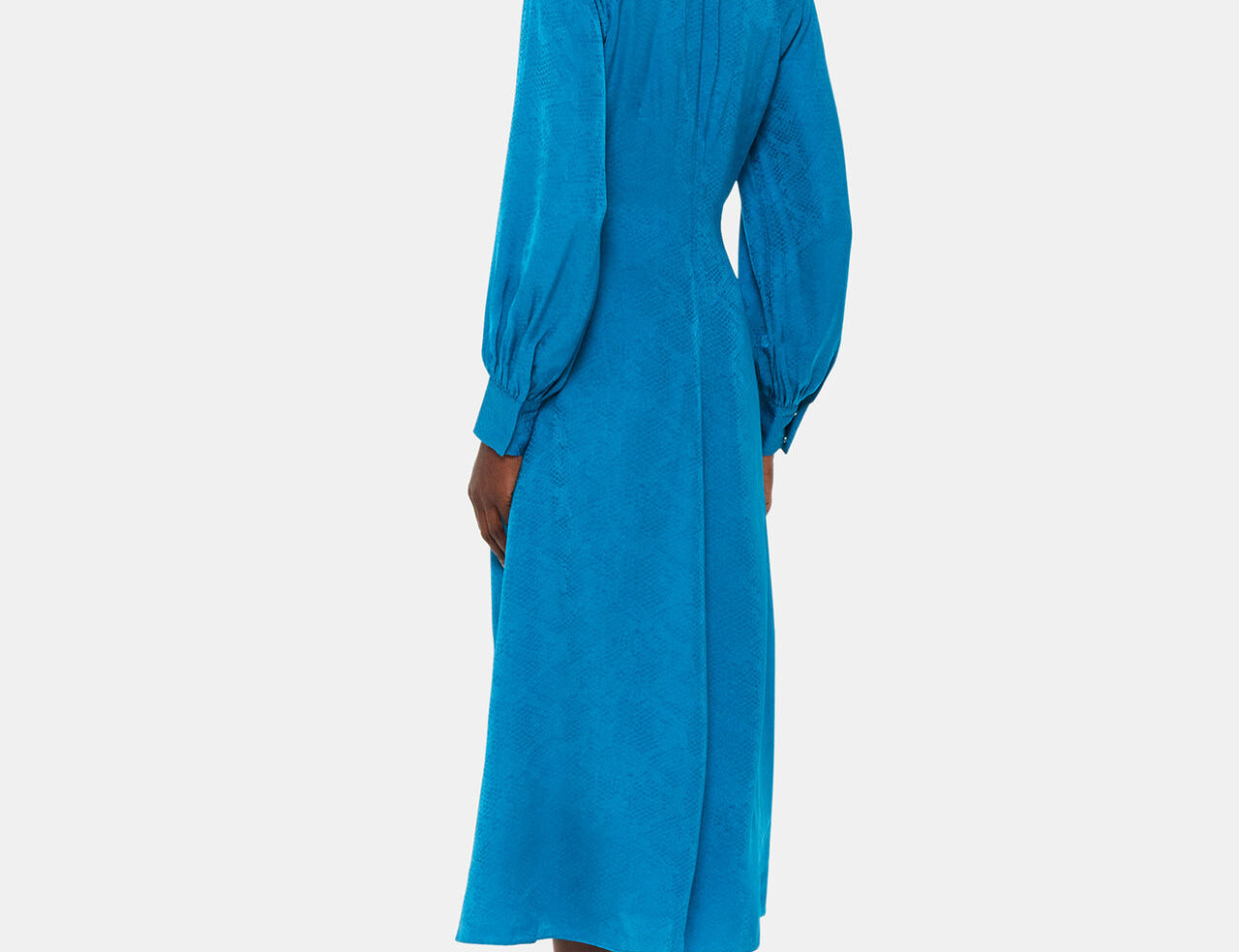 Whistles Serpent Jacquard Midi Dress 1