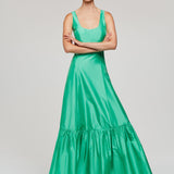 Whistles Taffeta Silk Blend Maxi Dress 4