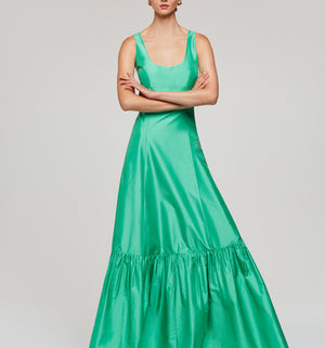 Whistles Taffeta Silk Blend Maxi Dress 4