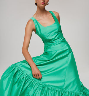 Whistles Taffeta Silk Blend Maxi Dress 2