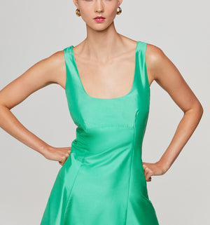 Whistles Taffeta Silk Blend Maxi Dress 6