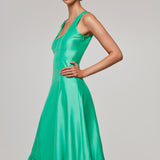 Whistles Taffeta Silk Blend Maxi Dress 3