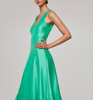 Whistles Taffeta Silk Blend Maxi Dress 3