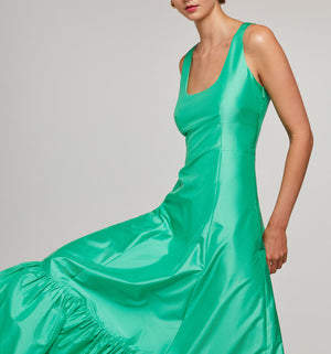 Whistles Taffeta Silk Blend Maxi Dress 7