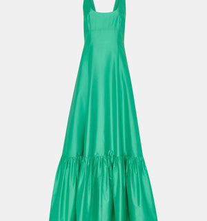 Whistles Taffeta Silk Blend Maxi Dress 1