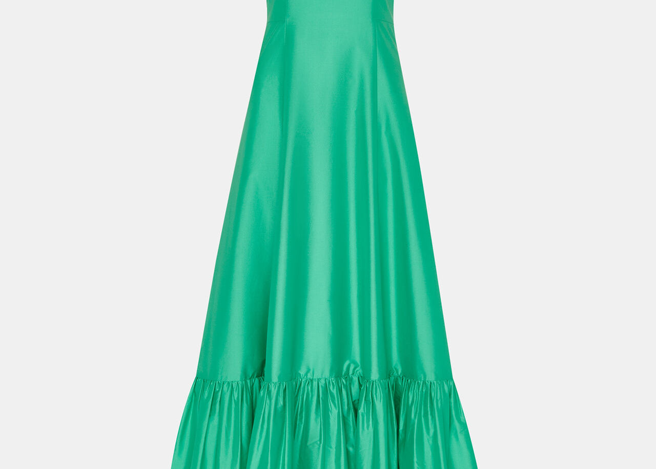 Whistles Taffeta Silk Blend Maxi Dress 1