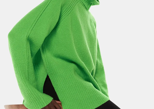 Whistles Textured Rib Detail Roll Neck 1