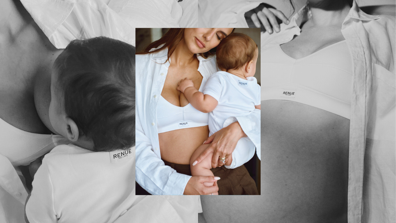 lucy watson renue the label, lucy watson breastfeeding journey