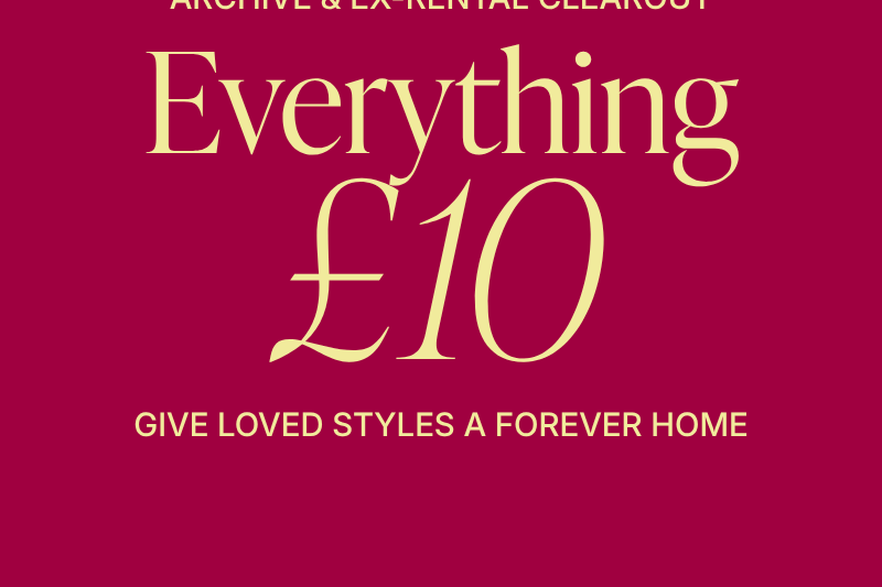 £10 Maternity Clearance sale, limited time only.
