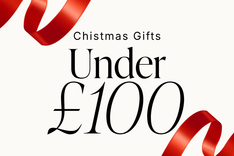 graphic saying luxury christmas gifts under £100