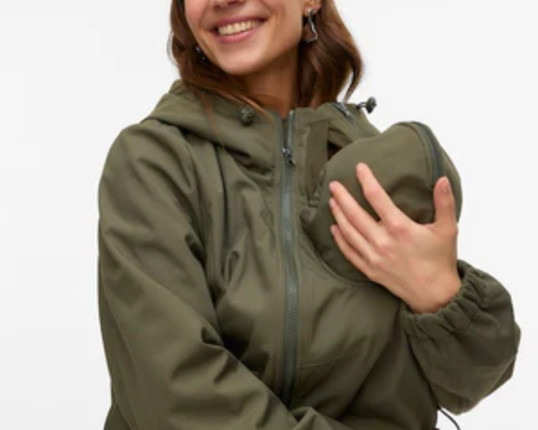 maternity coats, maternity jackets, baby wearing coats