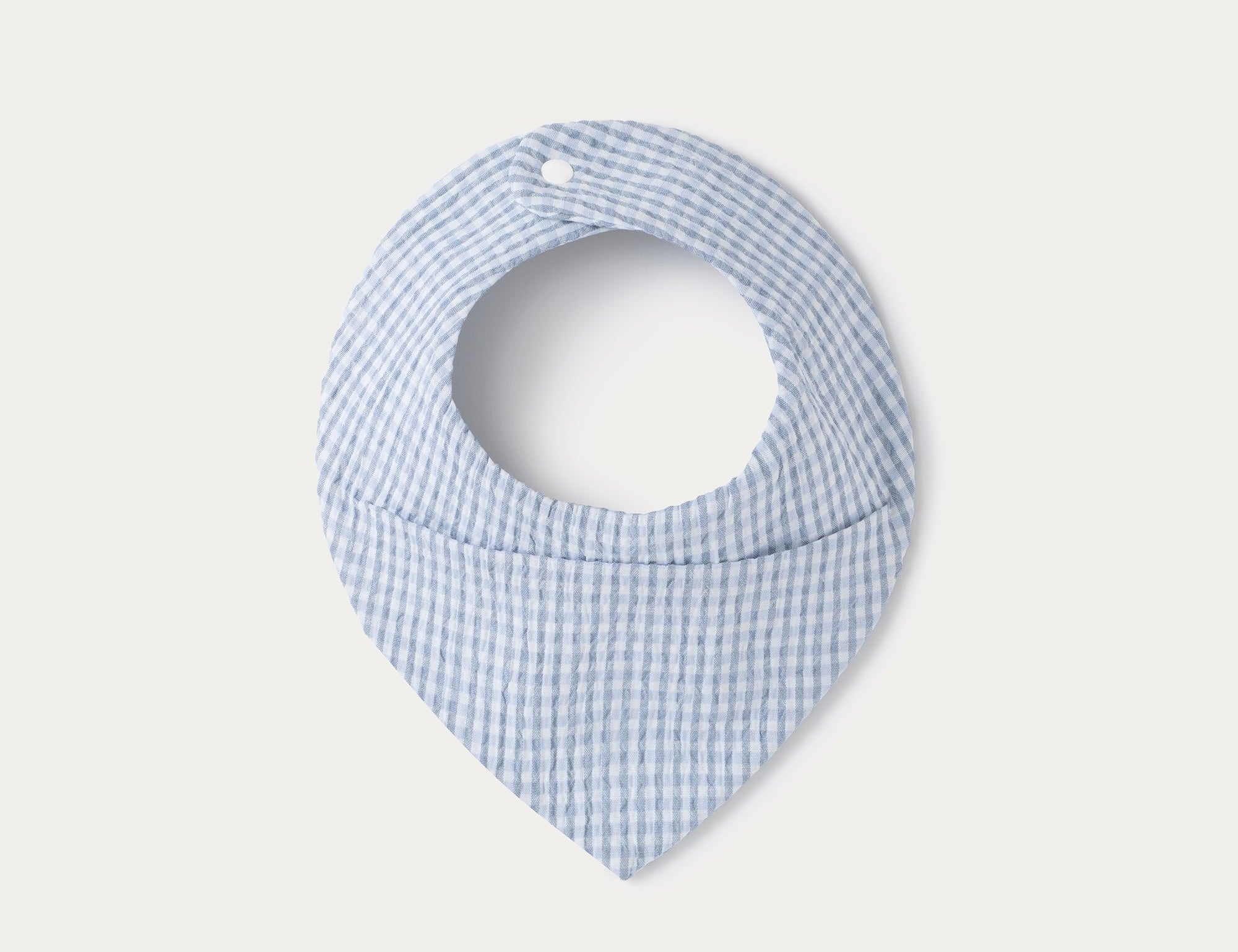 Bibby Kids Blue Seersucker Bandana 1