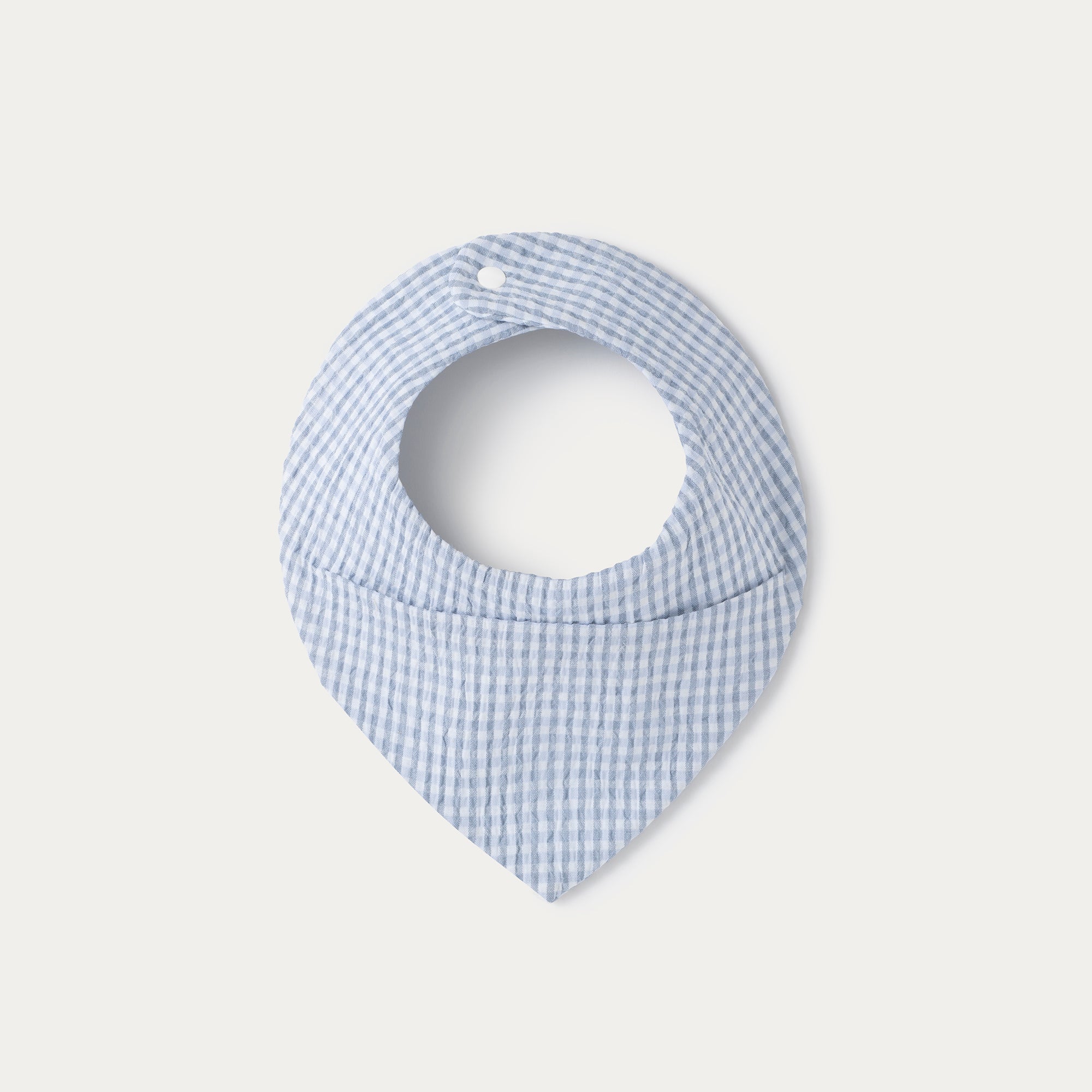 Bibby Kids Blue Seersucker Bandana 1