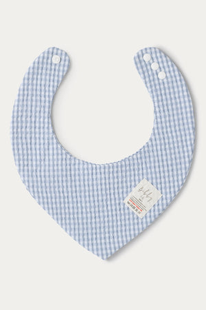Bibby Kids Blue Seersucker Bandana 2