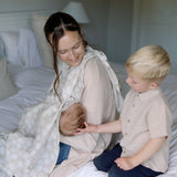 Ralphie Bear Scallop Large Swaddle Muslin 8