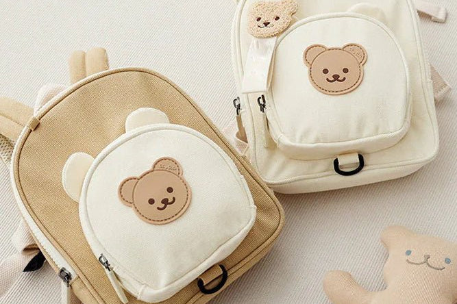 Resort Teddy Bear Backpack soft toddler bag by Cozy Crew Club