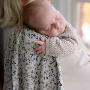 Ralphie Bear Wildflower Large Swaddle Muslin 5