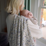 Ralphie Bear Wildflower Large Swaddle Muslin 2