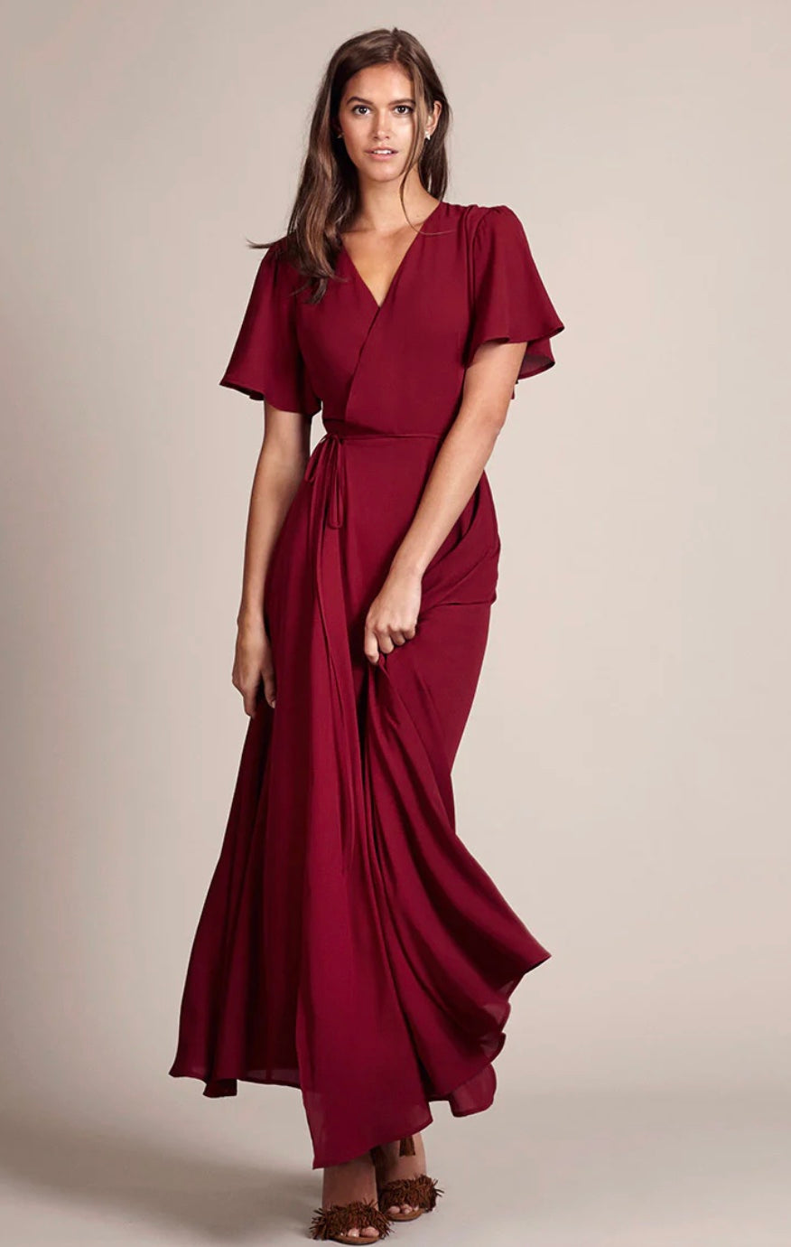Rewritten The Florence Maxi Dress Chianti Red – For The Creators