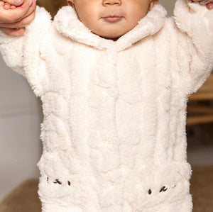 Fur-Lined Bear Fluffy Coat Romper baby all-in-one by Cozy Crew Club – image 3