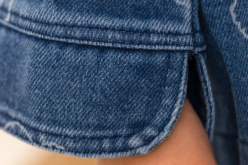 Baby Embroidered Bear Denim Two-Piece Set by Cozy Crew Club – image 5