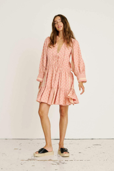 Palma Short Dress Terra Cotta