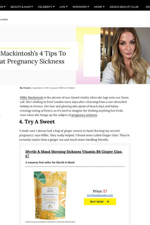 Myrtle and Maude Morning Sickness Vitamin B6 Ginger Gins 11