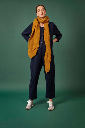 Clary & Peg Dash Jumpsuit in Melange Knit Jersey 1