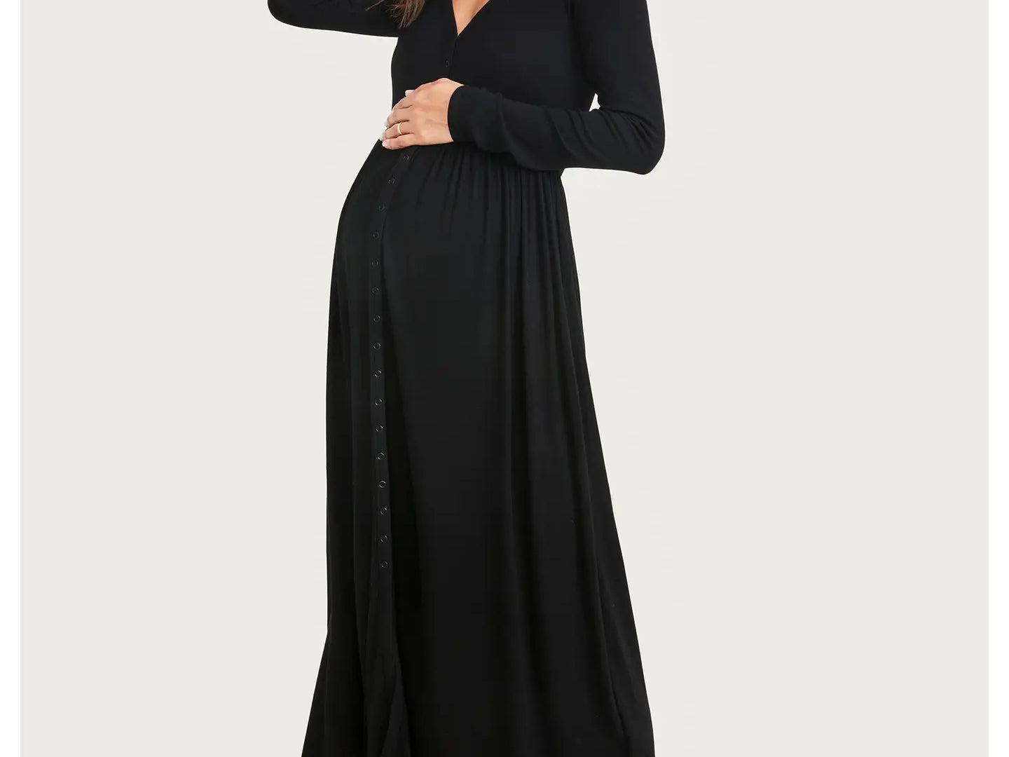 hatch rib nursing dress The Softest Rib Nursing Dress