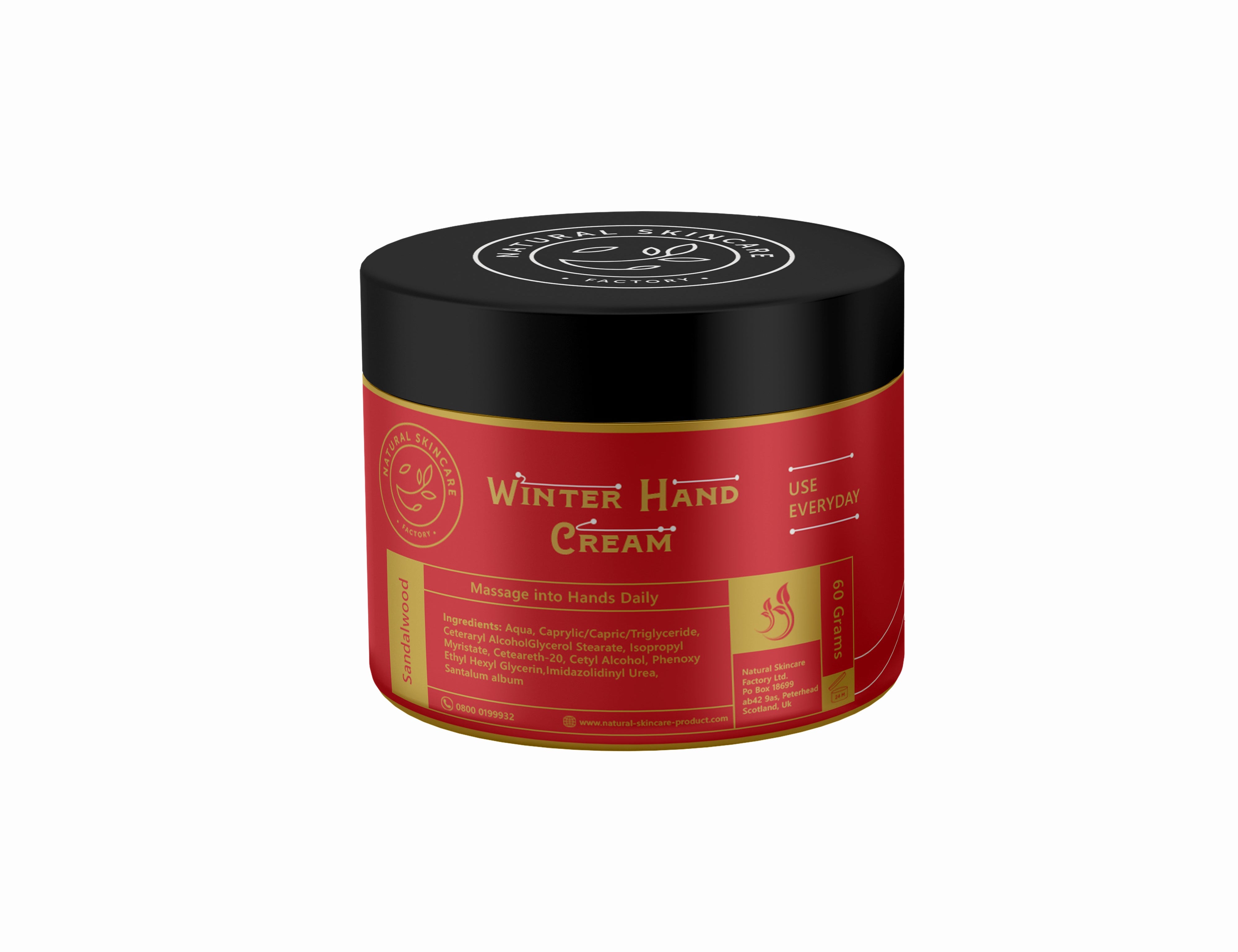 Natural Skincare Factory Winter Hand Cream 1