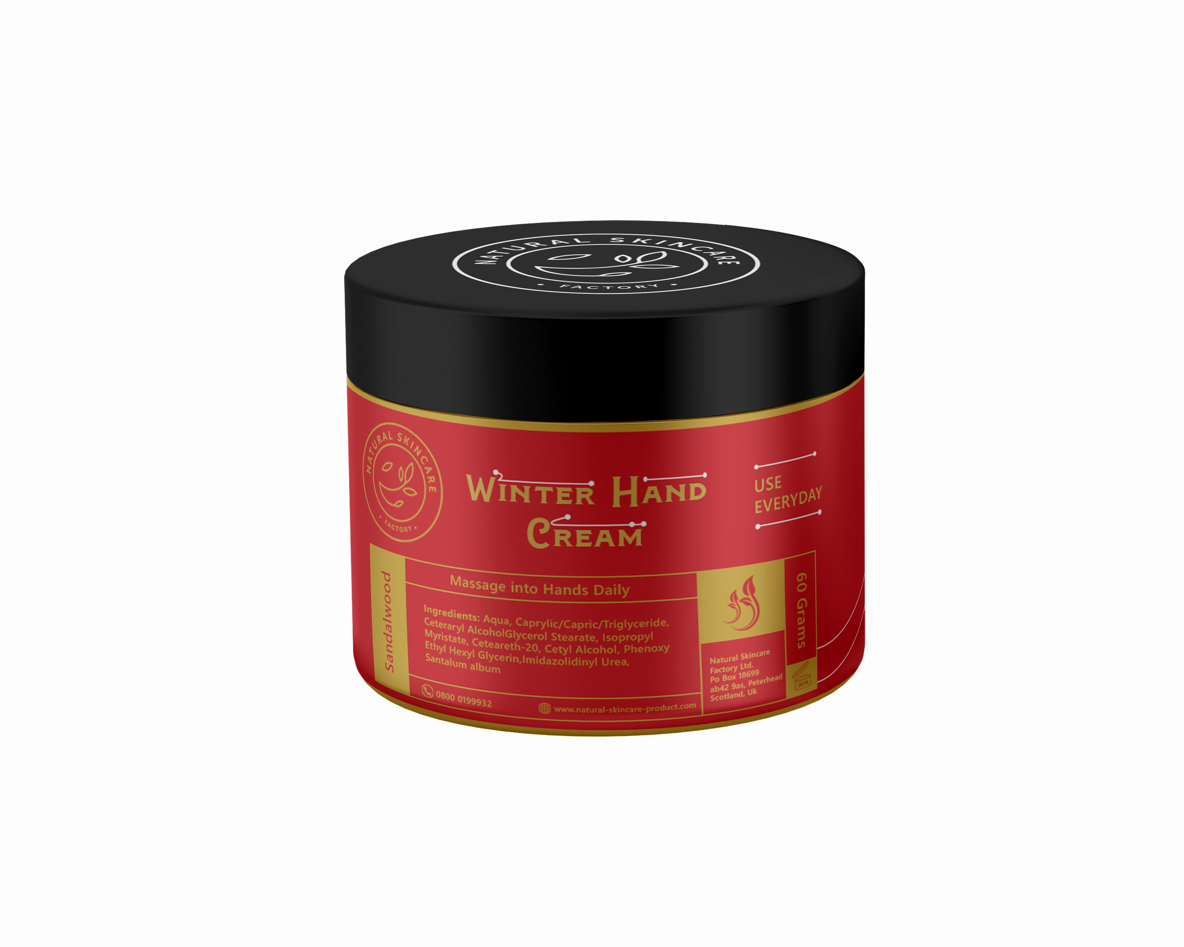 Natural Skincare Factory Winter Hand Cream 1