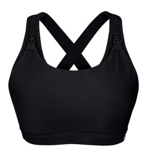 Natal Active Nursing Sports Bra Artemis Jet Black B G Cup 3