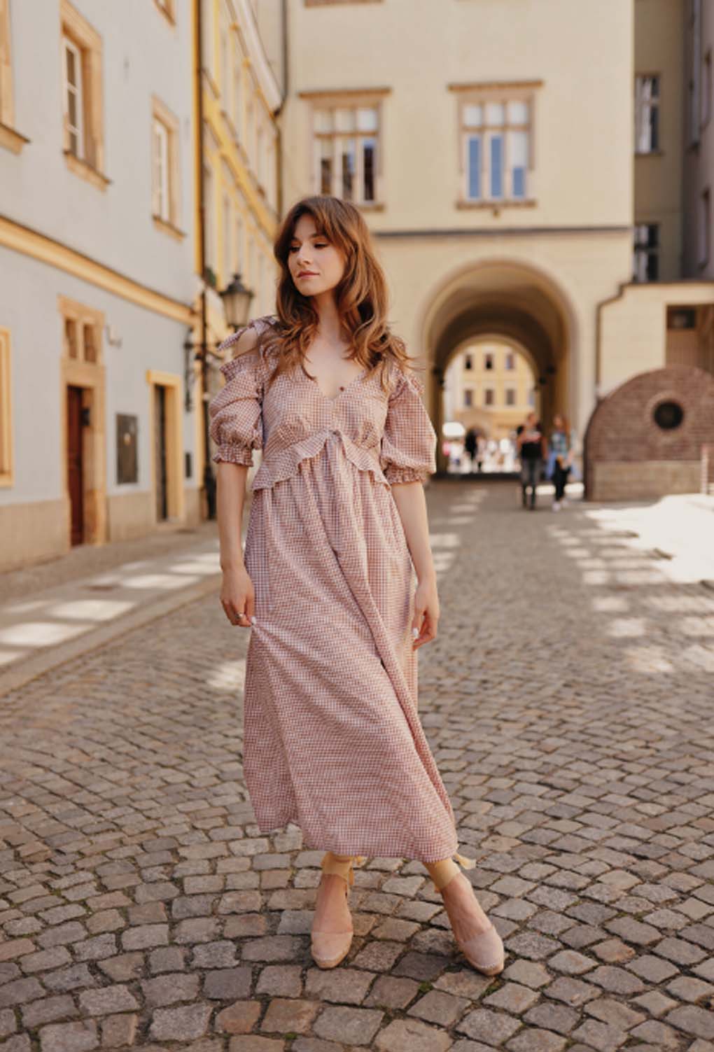 Barcelona Midi Breastfeeding Dress