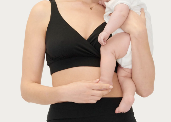 The Maternity and Postpartum Boyshort - Black