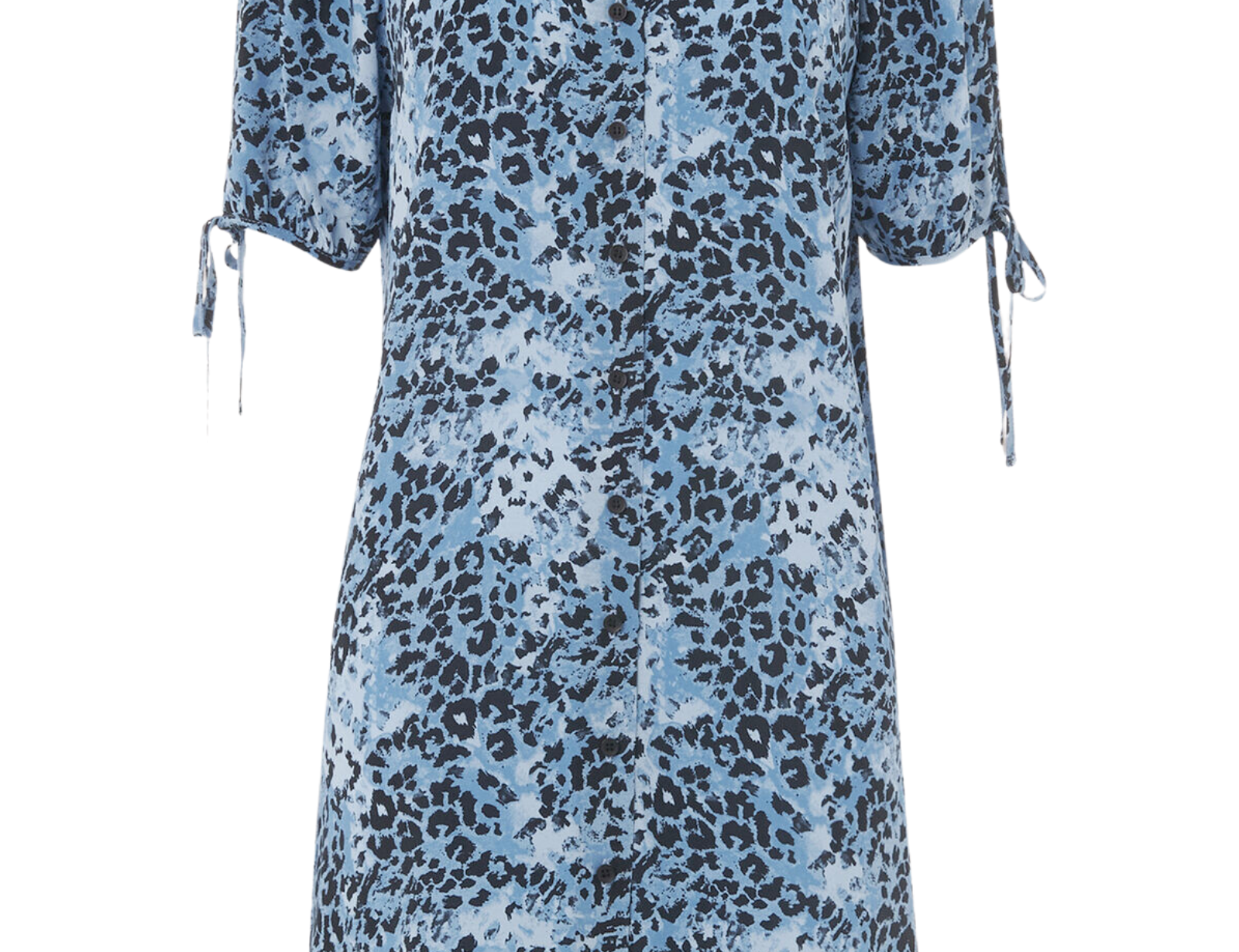 Hyena Spot Button Up Dress