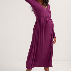 hatch ribbed dress HATCH The Long Sleeve Rib Dress
