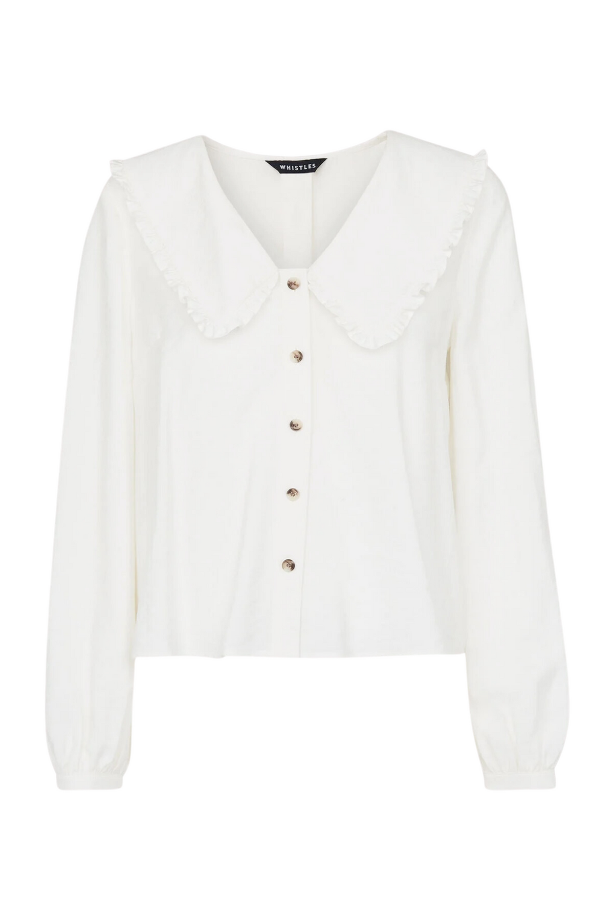 Oversized Collar Detail Top