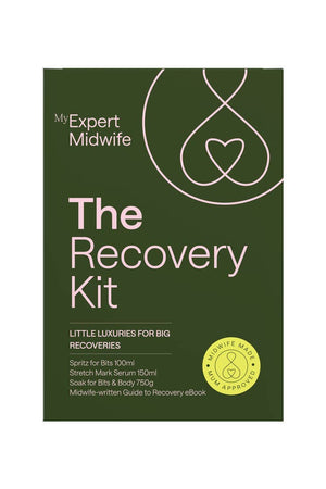 My Expert Midwife The Recovery Kit packaging on a white background
