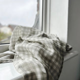 Ralphie Bear Gingham Sage Large Swaddle Muslin 9