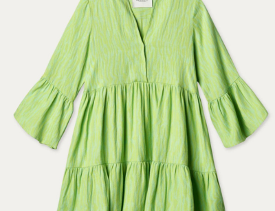 Julia Cotton Dress Wild Lime