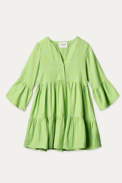 Julia Cotton Dress Wild Lime