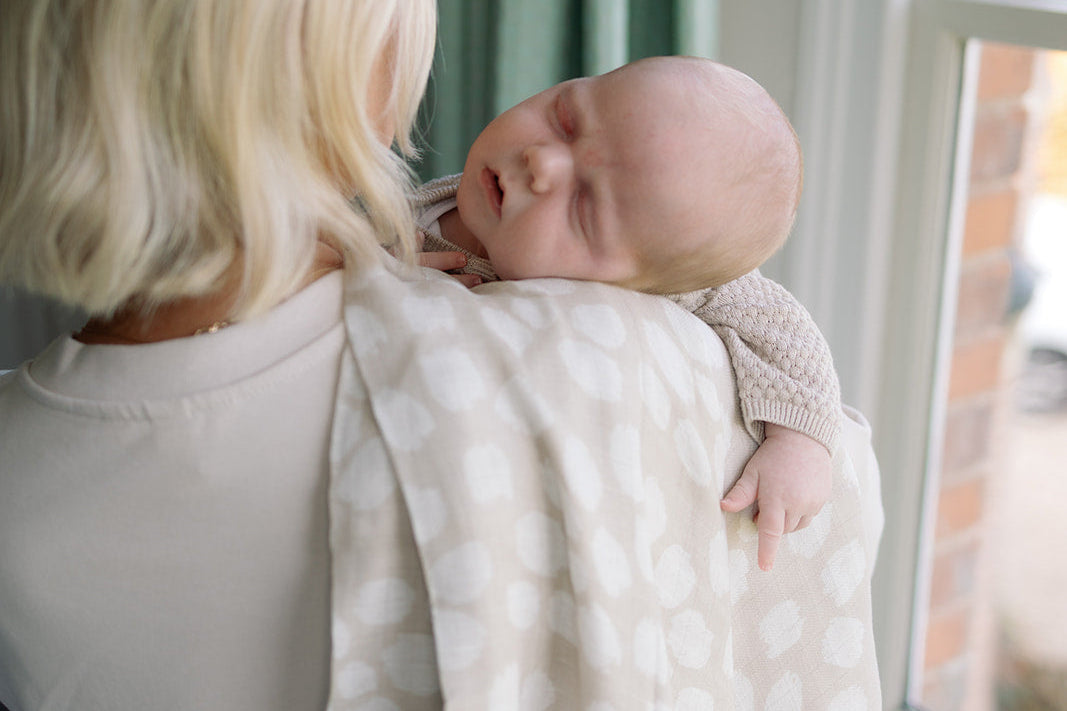 Ralphie Bear Scallop Large Swaddle Muslin 5