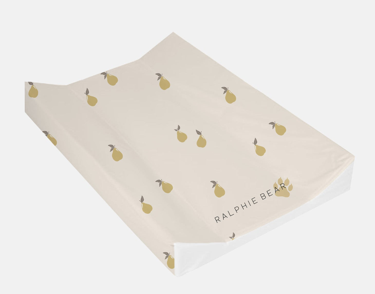 Ralphie Bear Pears Anti Roll Wedge Changing Mat 2