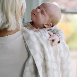 Ralphie Bear Scallop Large Swaddle Muslin 2