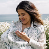 BellaMoon Feeding Pumping Privacy Cover Waterleaves 5