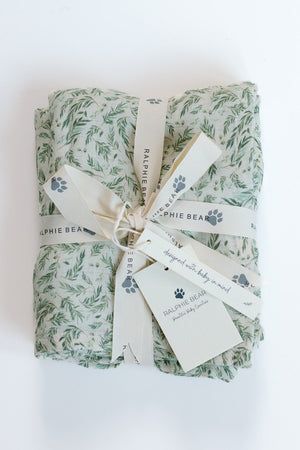 Ralphie Bear Willow Large Swaddle Muslin 1