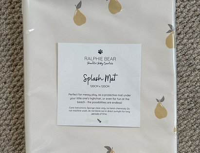 Ralphie Bear Pears Splash Mat 1