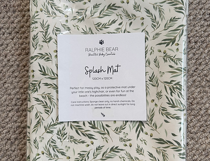 Ralphie Bear Willow Splash Mat 1