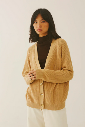 Jillian Boustred Harry Cardigan - Camel 1