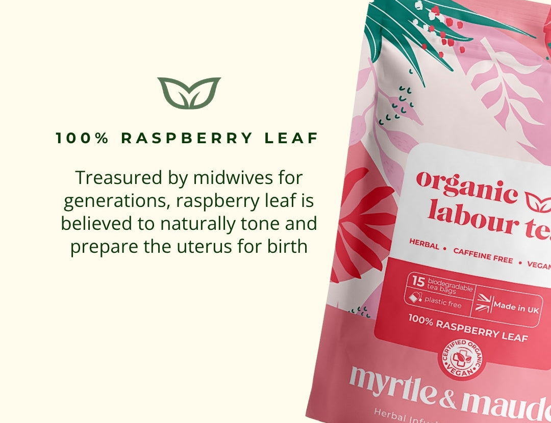 Myrtle and Maude Organic Raspberry Leaf Tea 2